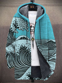 Nalha | Luxuriöse Strickjacke, inspiriert von der Kunst