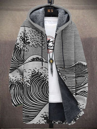 Nalha | Luxuriöse Strickjacke, inspiriert von der Kunst