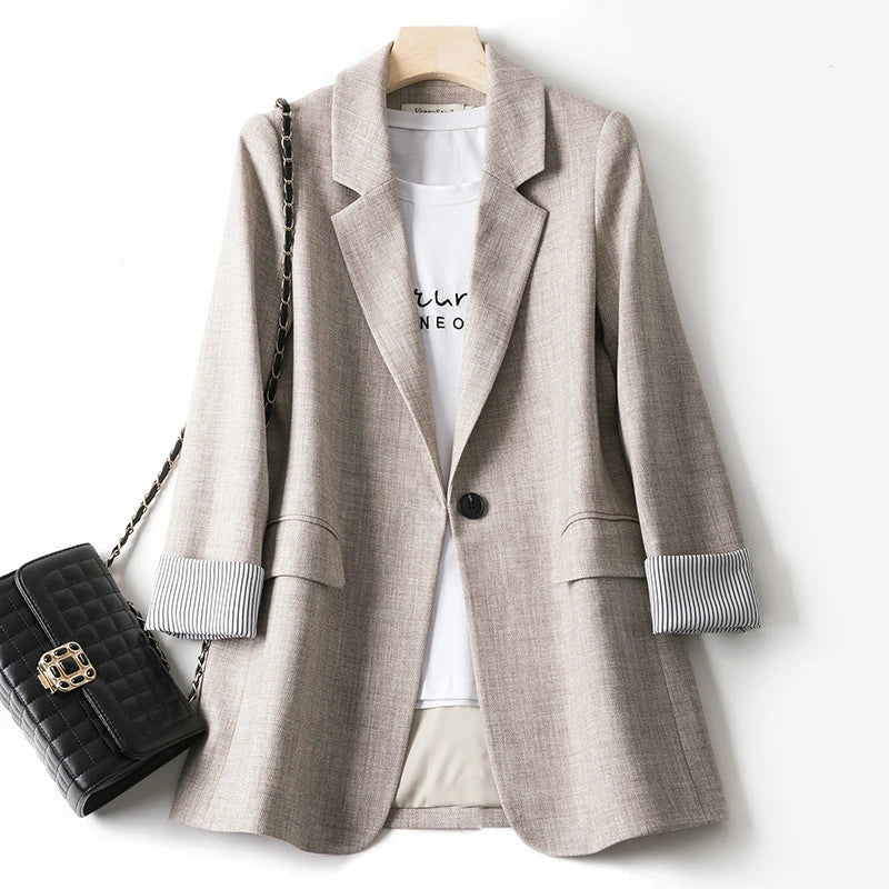 Bella - Schicker Patchwork-Blazer für die moderne Frau