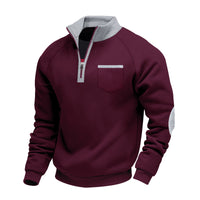 Eoghan - Fleece Quarter-Zip Sweatshirt