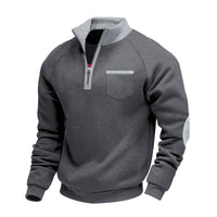 Eoghan - Fleece Quarter-Zip Sweatshirt