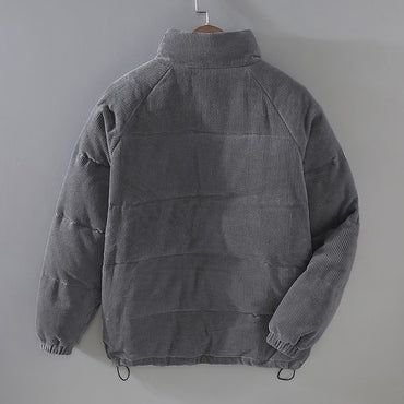 René™ - Cordjacke mit Wollmischung