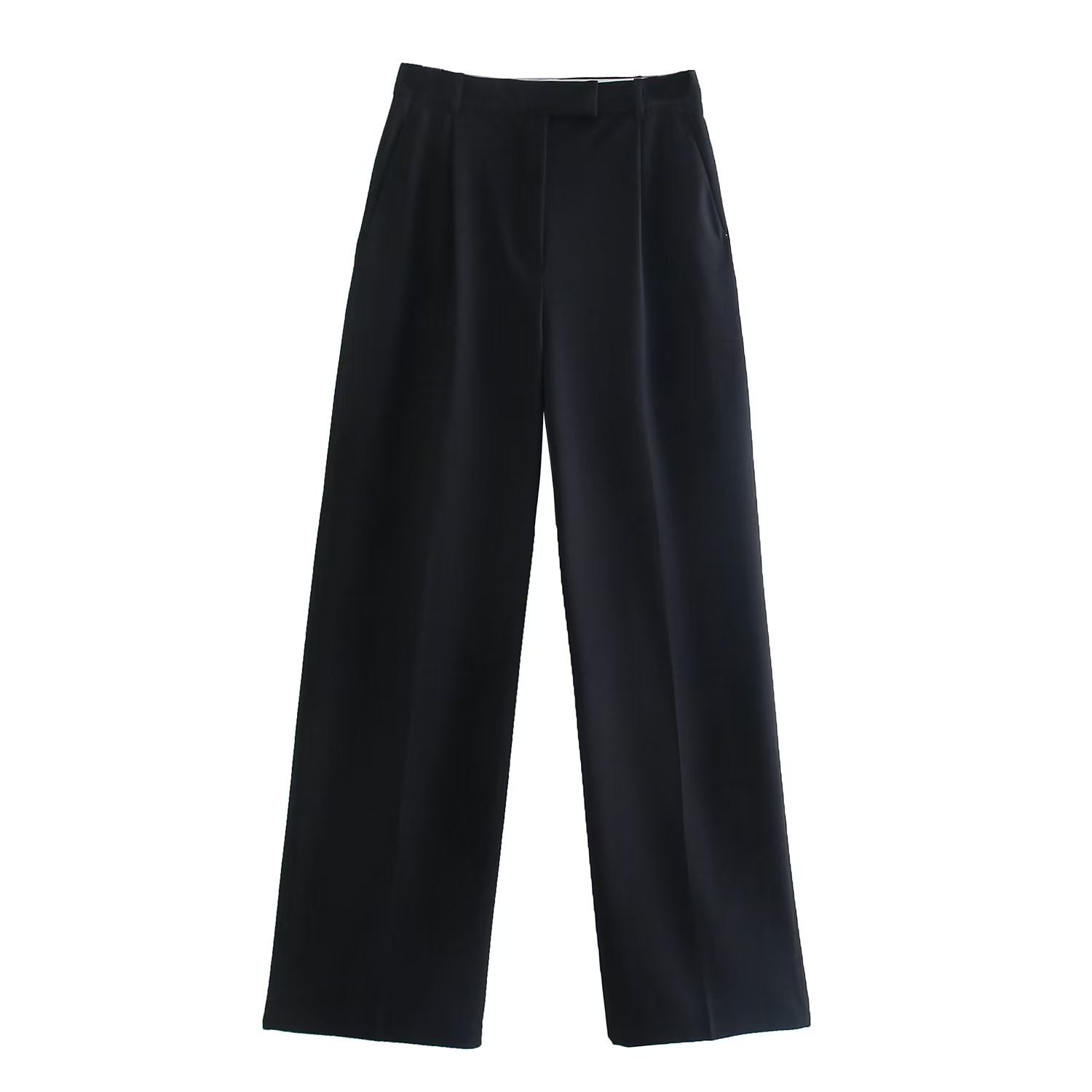 Klassische Wide-Leg Hose mit hohem Bund für stilvolle Outfits