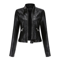 Kurze Damen Lederjacke OXANA - Stilvoll und zeitlos!