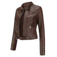 Kurze Damen Lederjacke OXANA - Stilvoll und zeitlos!