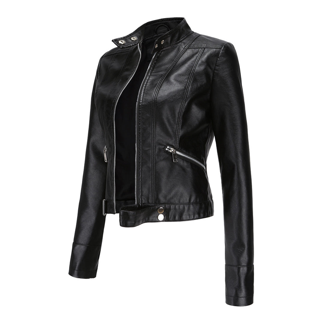 Kurze Damen Lederjacke OXANA - Stilvoll und zeitlos!