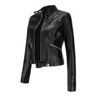 Kurze Damen Lederjacke OXANA - Stilvoll und zeitlos!