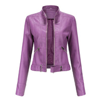 Kurze Damen Lederjacke OXANA - Stilvoll und zeitlos!