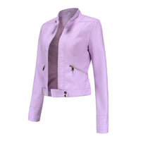 Kurze Damen Lederjacke OXANA - Stilvoll und zeitlos!