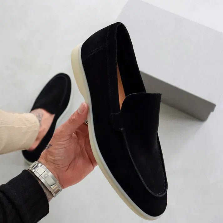 Robert - Elegante suède loafers