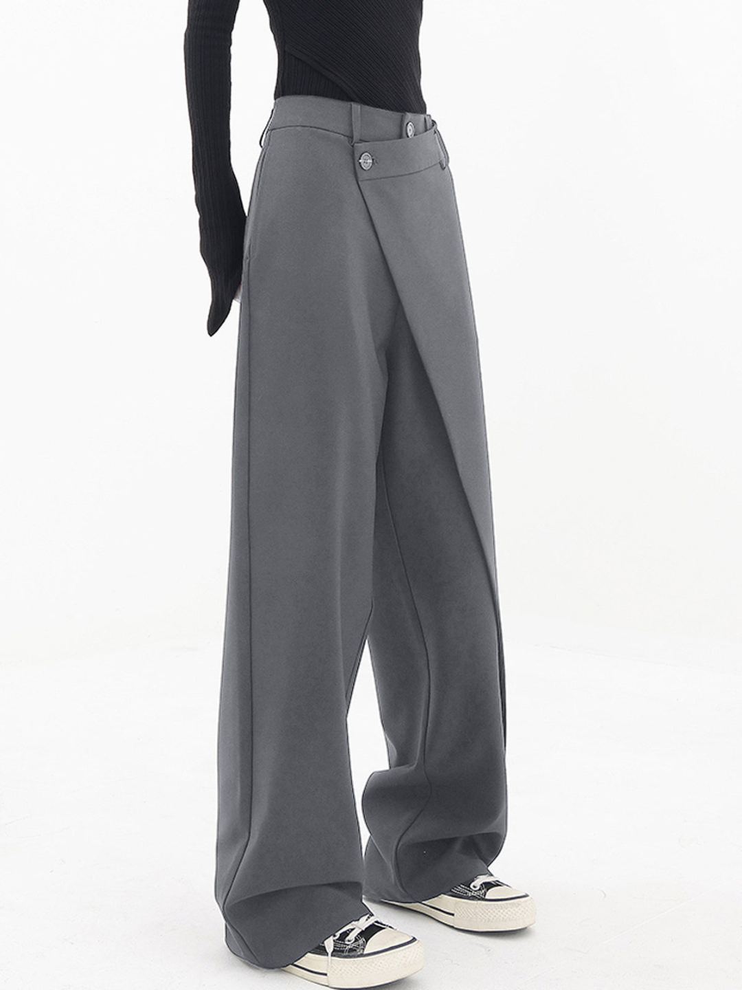 Vera | Übergroße Hose mit Doppelknoten-Detail