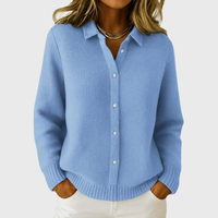 Elena | Klassischer Cardigan aus weichem Strick