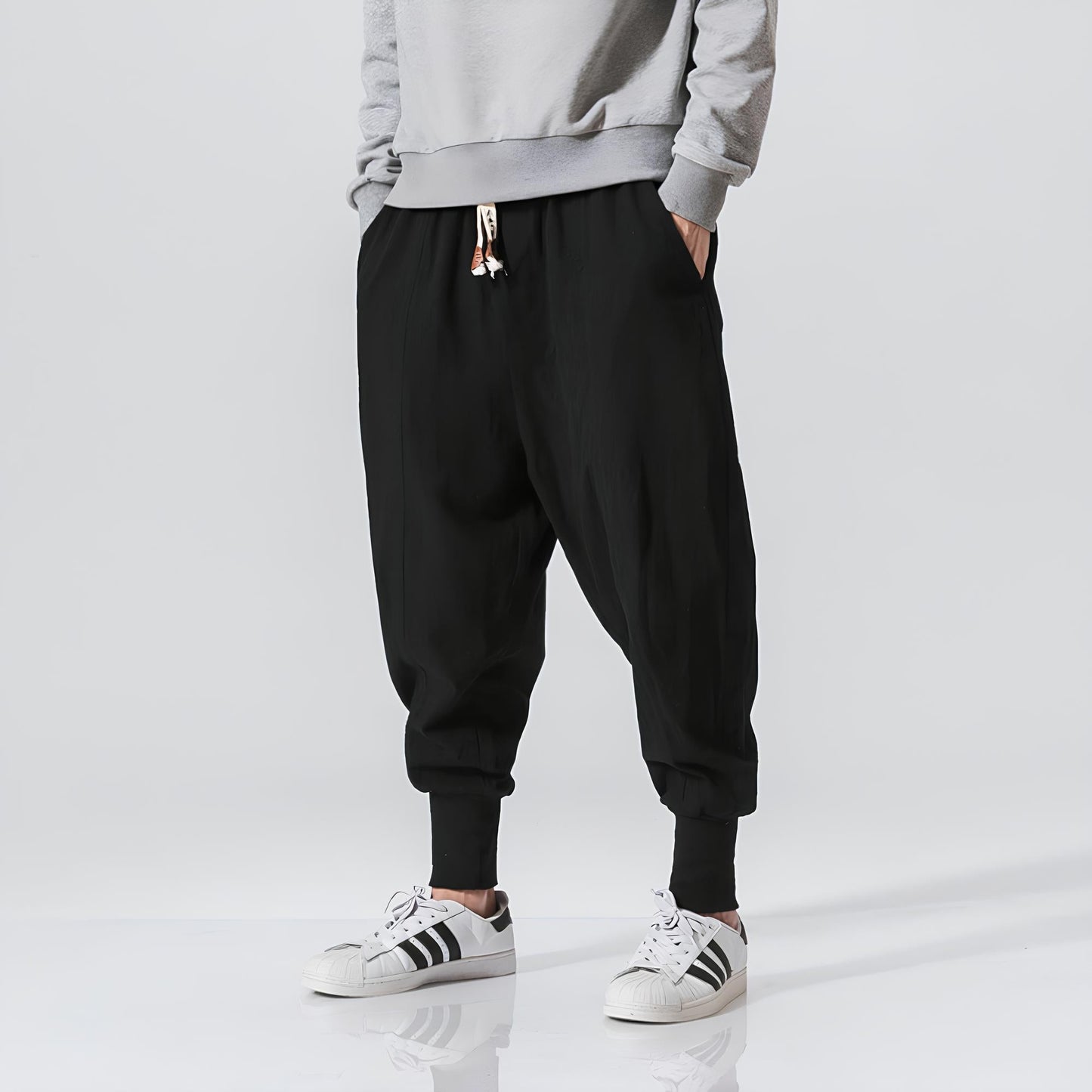 Riku - Haremshose Komfort aus Baumwolle