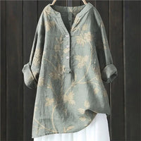 Mabel | Blumige französische Vintage-Bluse