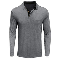 Jörg™ | Herren Langarmshirt in Unifarbe