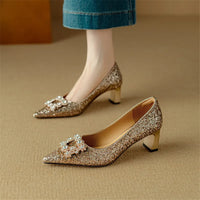 Katrien | Glitzer-Pumps