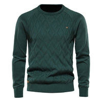 Theodor | Herrenpullover mit Rautenmuster
