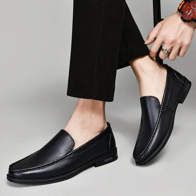 Dane Echtes Leder Slipper