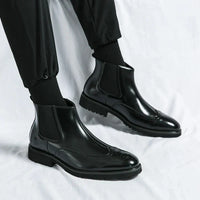 Dwight | Kunstläder Chelsea-Stiefel