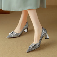 Katrien | Glitzer-Pumps