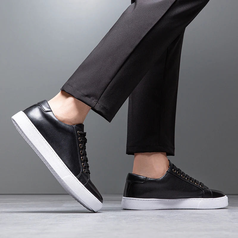 David™ - Herren Turnschuhe aus Leder