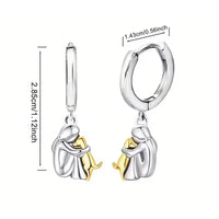 Ginny™| Ohrringe „Mädchen und Hund“