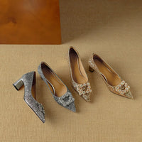 Katrien | Glitzer-Pumps