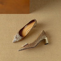Katrien | Glitzer-Pumps