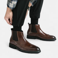 Marzio™ | Elegante Chelsea-Stiefel für Herren aus Kunstleder