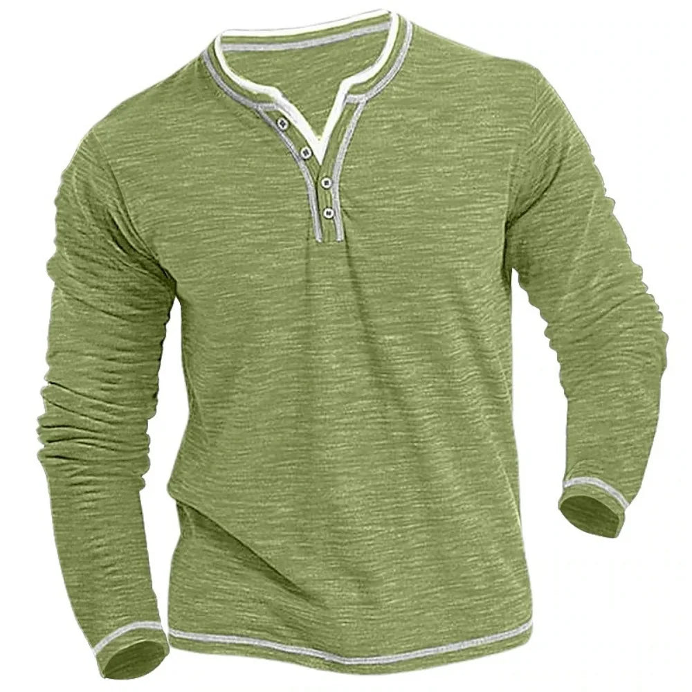 Addison™ | Herren Langarm V-Ausschnitt