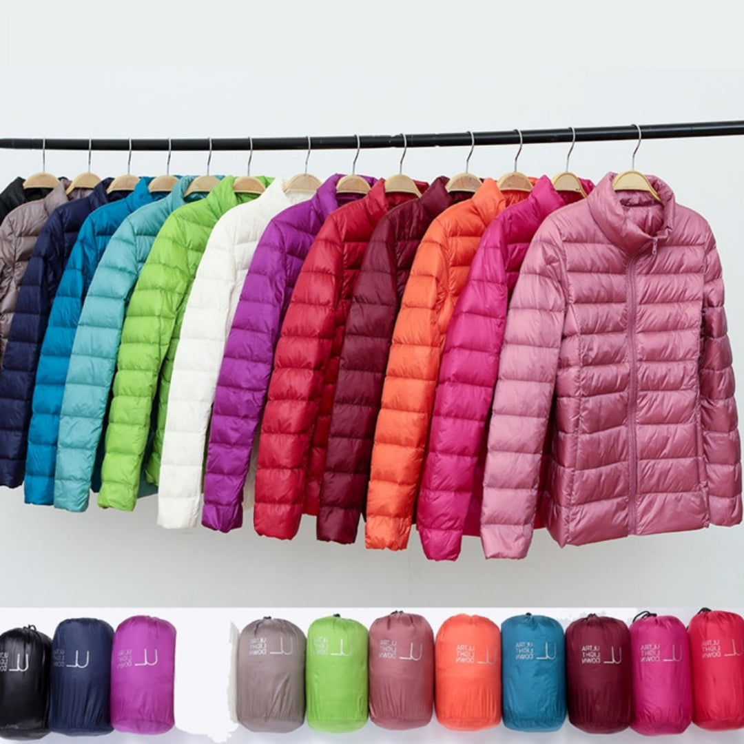 Sophie™ - Jacke aus weichem Baumwoll-Daunenmaterial