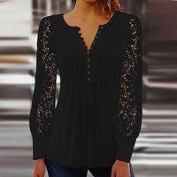 Elegante Bluse mit langen Ärmeln