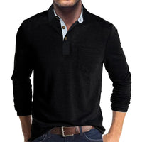 Jörg™ | Herren Langarmshirt in Unifarbe