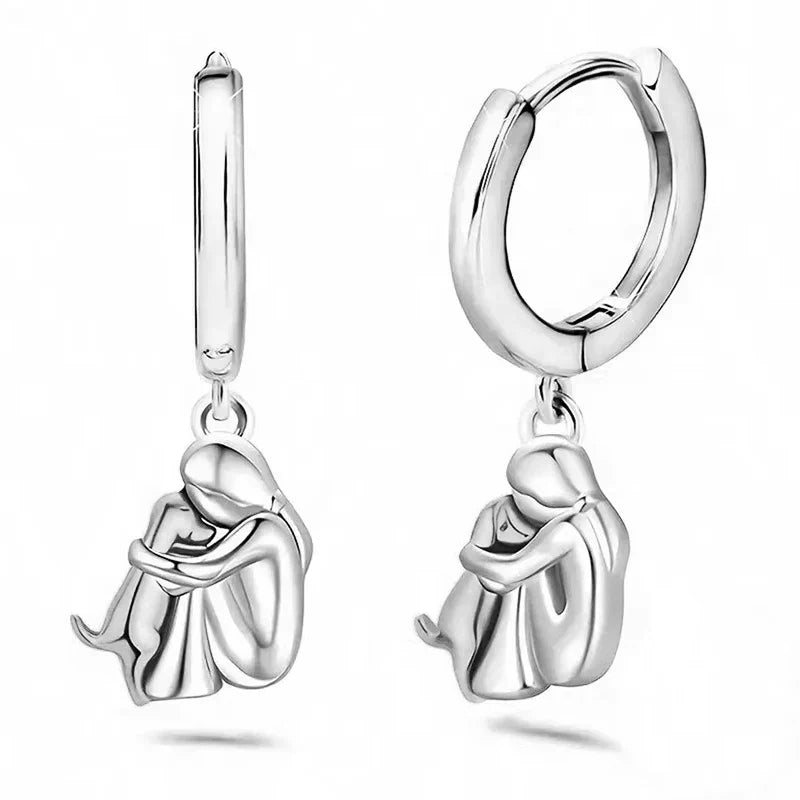 Ginny™| Ohrringe „Mädchen und Hund“