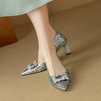 Katrien | Glitzer-Pumps