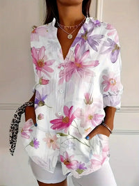 Shielo | Bluse mit abstraktem Muster