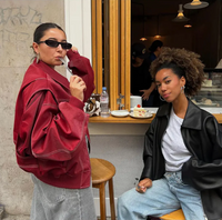 Pauline™ - Übergrößen-Lederjacke