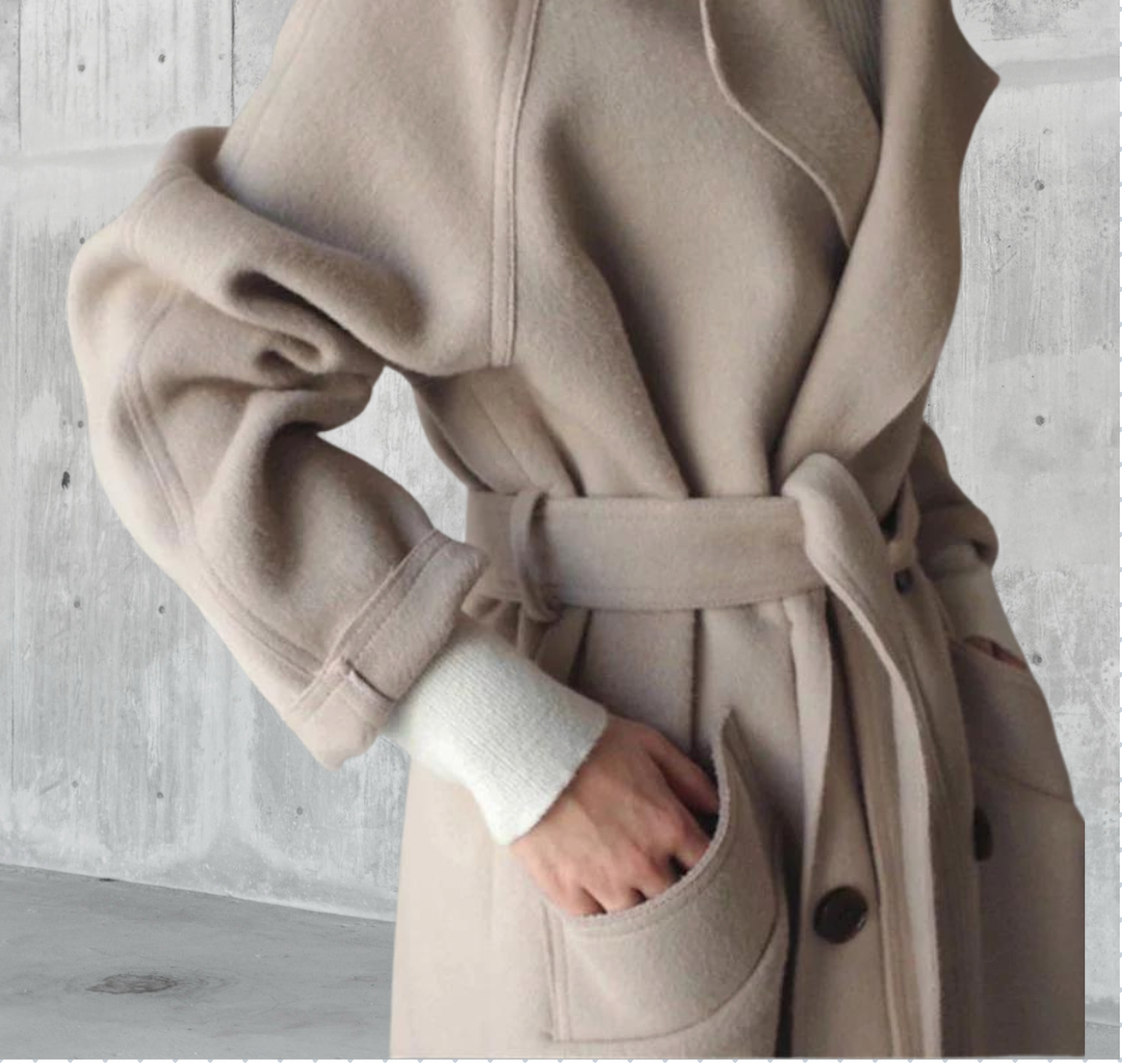 Isabelle™ - Langer Wollmantel
