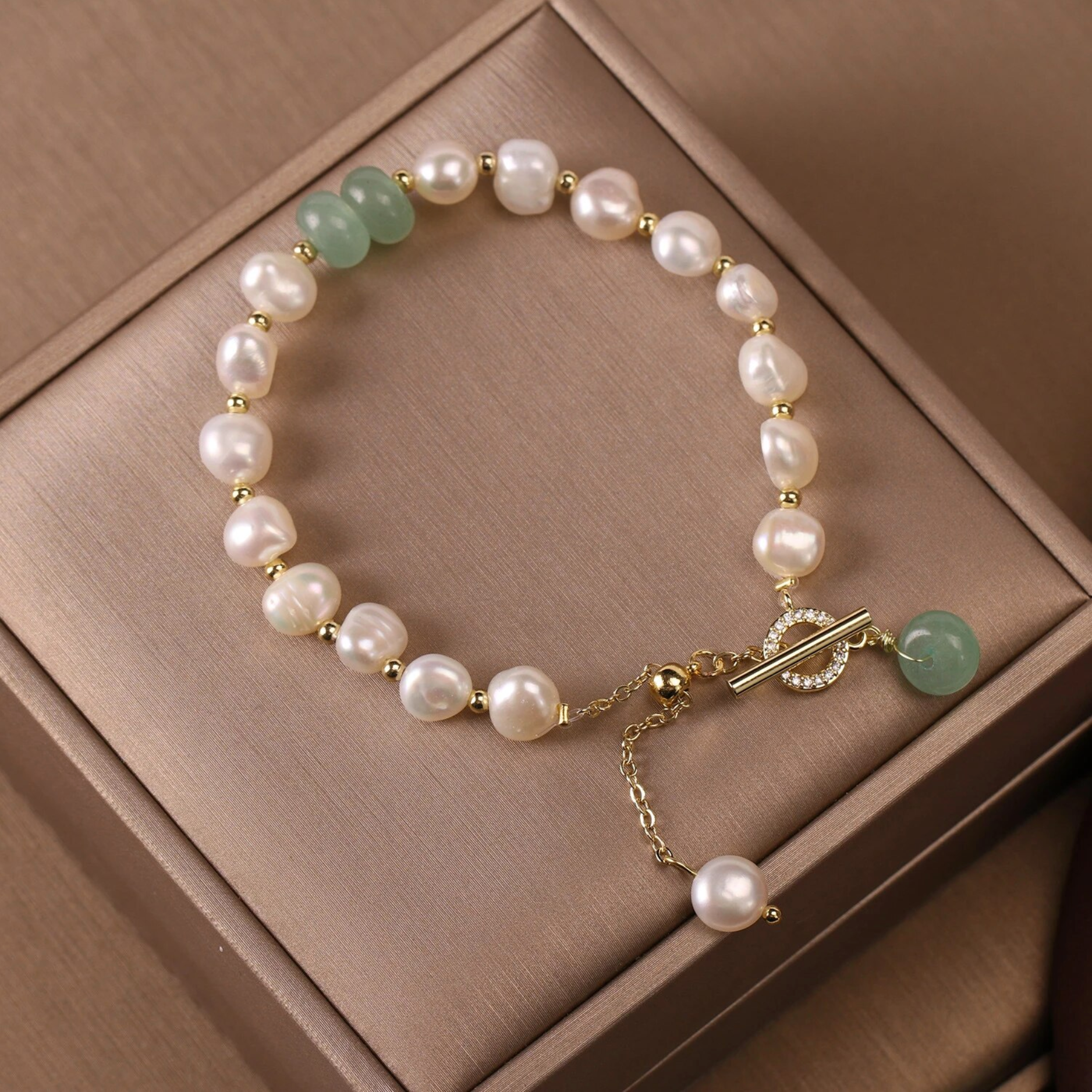 Bailey - Elegantes Süßwasserperlenarmband für Frauen