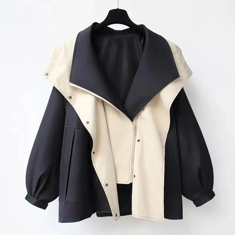 Amélie™ - Elegante Jacke aus Nylon und Baumwolle