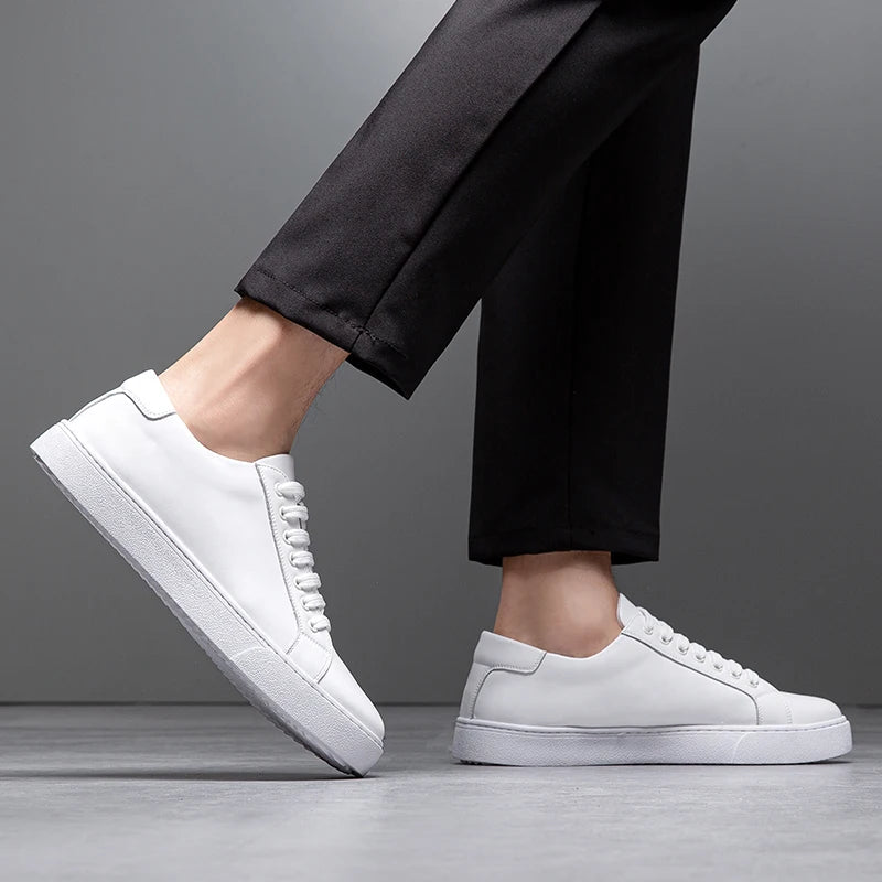 David™ - Herren Turnschuhe aus Leder