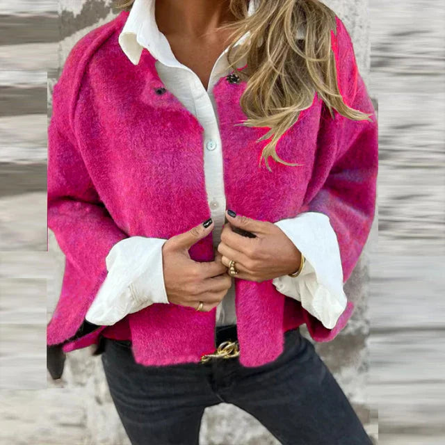 Stilvolle Kurzjacke mit Knöpfen