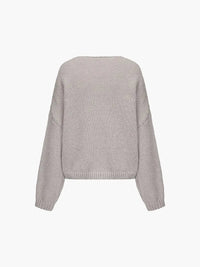 Rahel | Weiche Strickjacke mit Schleife
