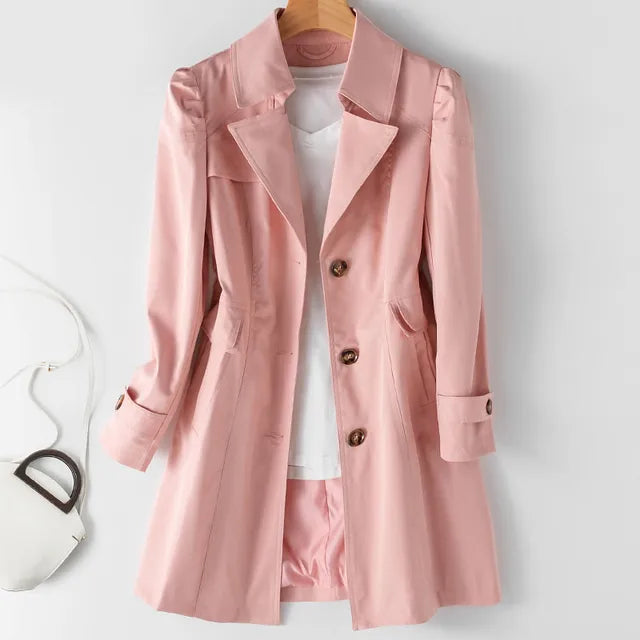 Mila - Stylischer knöchellanger Trenchcoat für den Frühling für Frauen