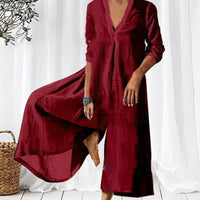 Woman Weites Overallkleid