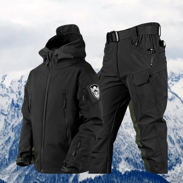 Antarktis - Camo Winterjacke Set