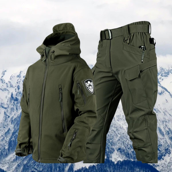 Antarktis - Camo Winterjacke Set
