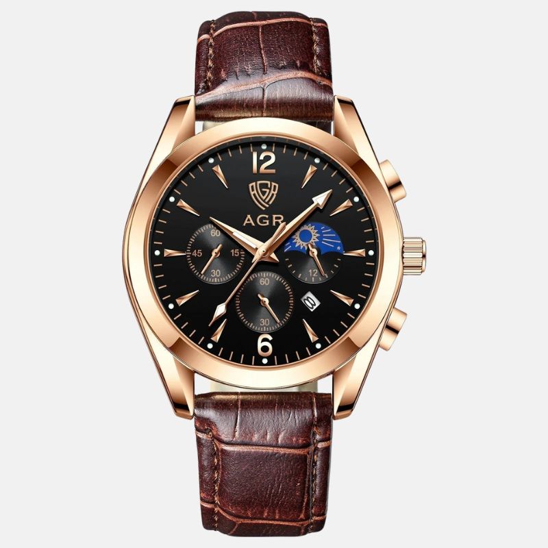 Luxus-Uhr mit handgefertigem Armband