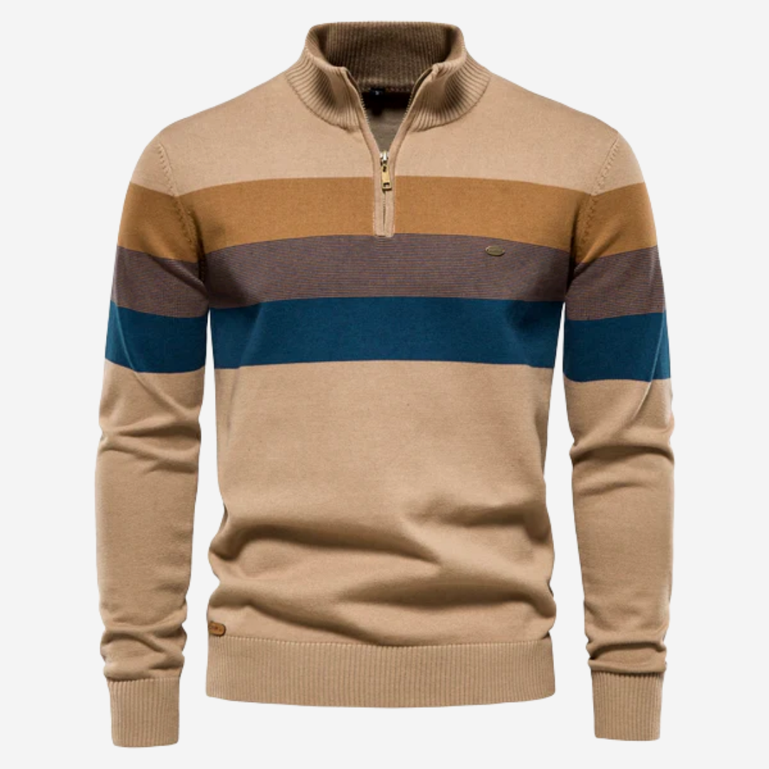 Alain™ - Retro Snoop Pullover aus Baumwolle