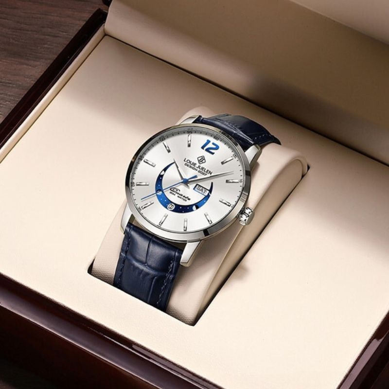 Elegante Uhr mit Mondphase